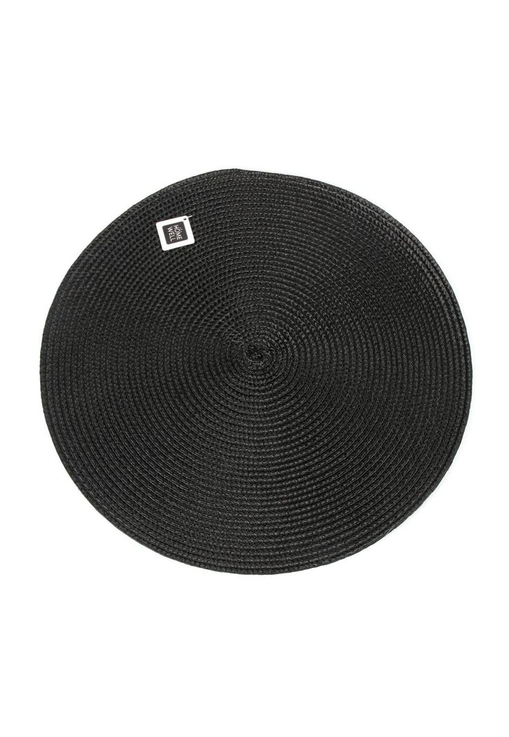 Individual Redondo Negro 38cm