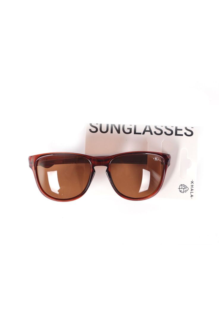 Lentes De Sol Redondos Café Uv400-1