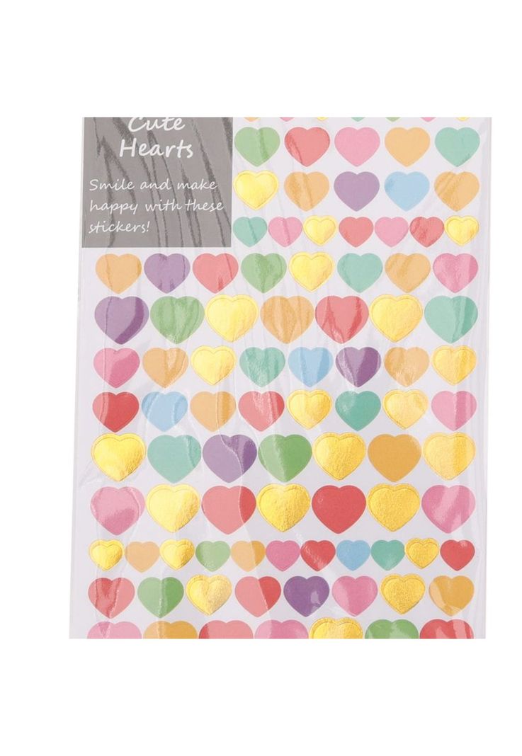 Sticker corazones15.5*26.5cm-1