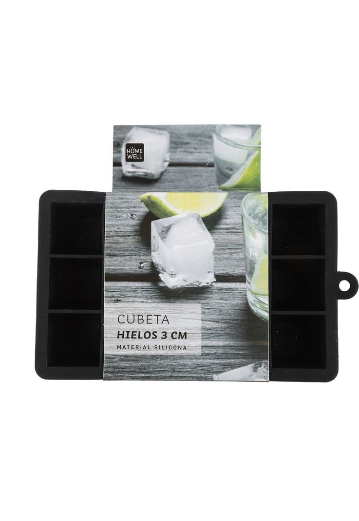 Cubetera Hielo de Silicona 18x11.5x3.5cm-0