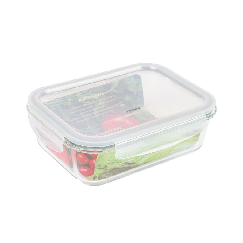 Contenedor Hermetico Vidrio Rectangular 1.5Lt-0