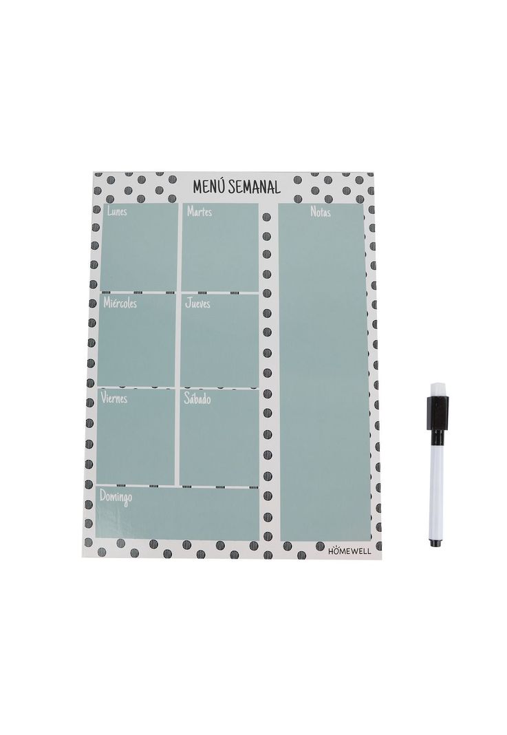 Pizarra Magnética para Refrigerador 21x28.5cm-0
