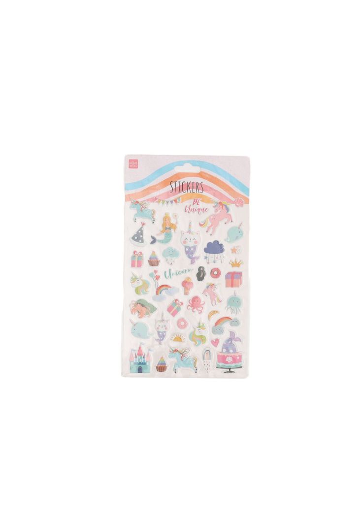 Sticker unicornios 14*25cm-1