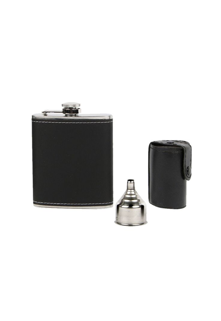 Set Petaca 200ml con 4 Vasos y Embudo-1