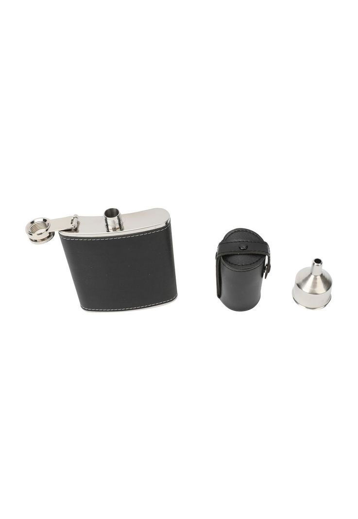 Set Petaca 200ml con 4 Vasos y Embudo-2
