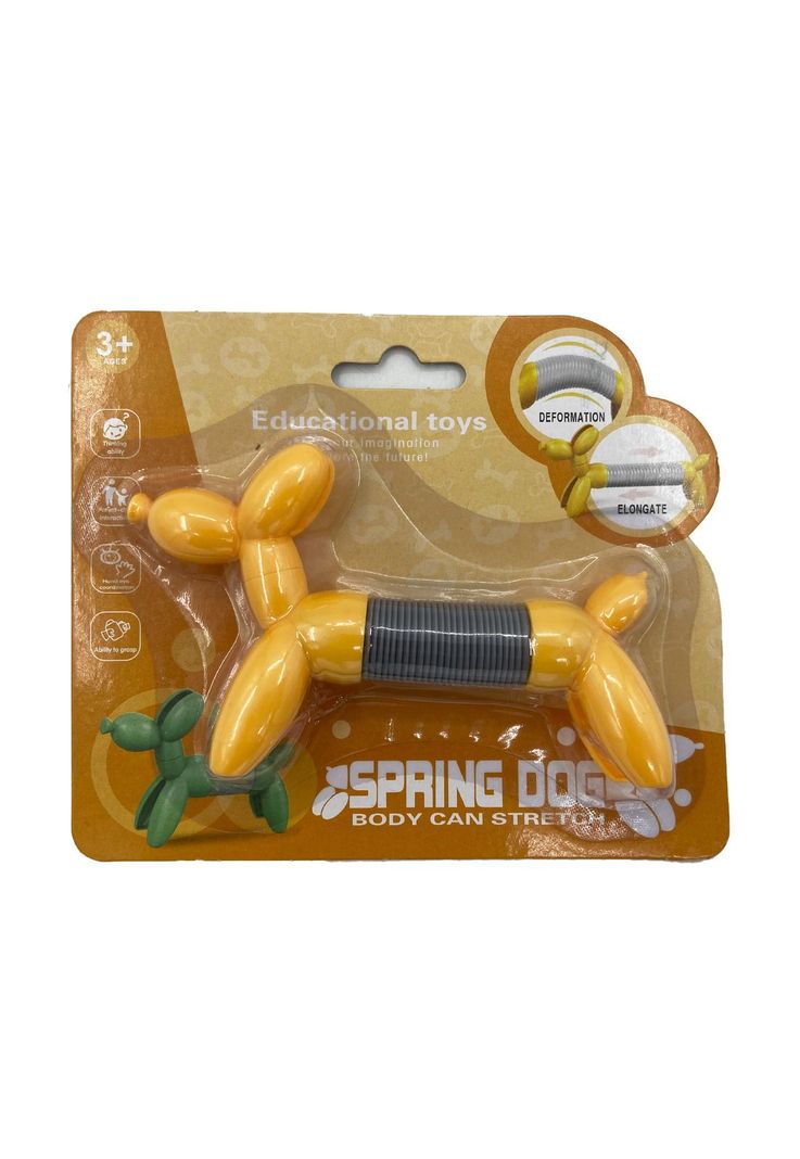 Perro Resorte Amarillo