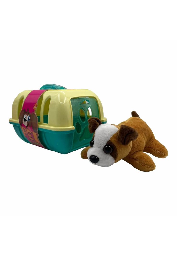 Casa Mascotas de Peluche Perro Café-0