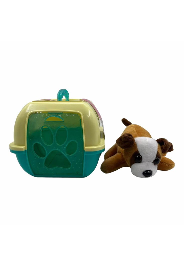 Casa Mascotas de Peluche Perro Café-2