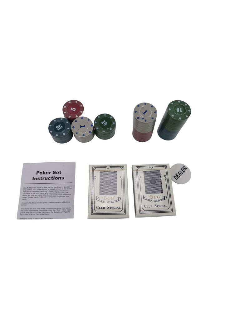 Set de Póker Naipes y Fichas-2