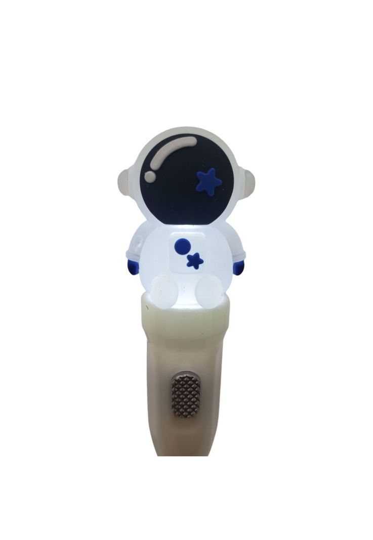 Lapiz Pasta Luz Astronauta Blanco-4