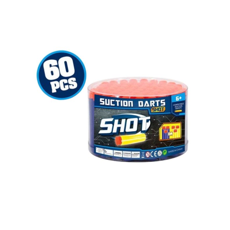 Set Dardos Espuma (60u) Azul 8.2