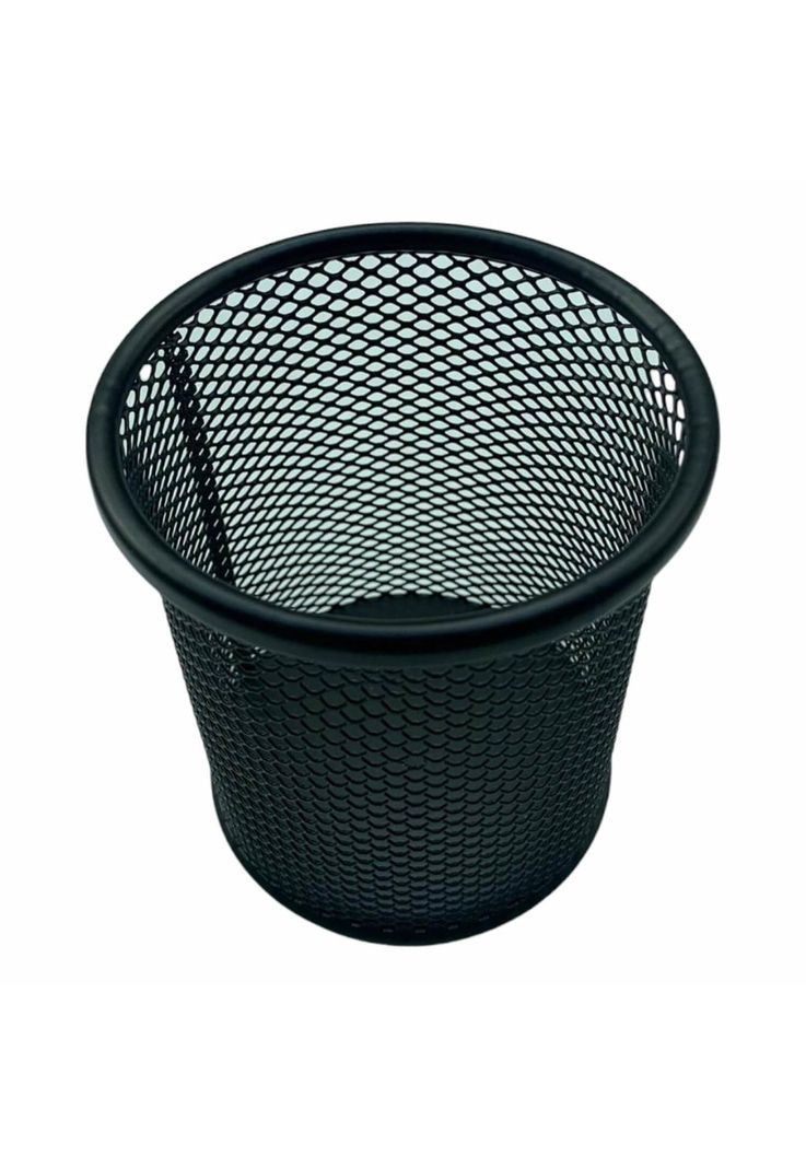 Porta Lapices Metal Negro 8.5*9.5cm-0