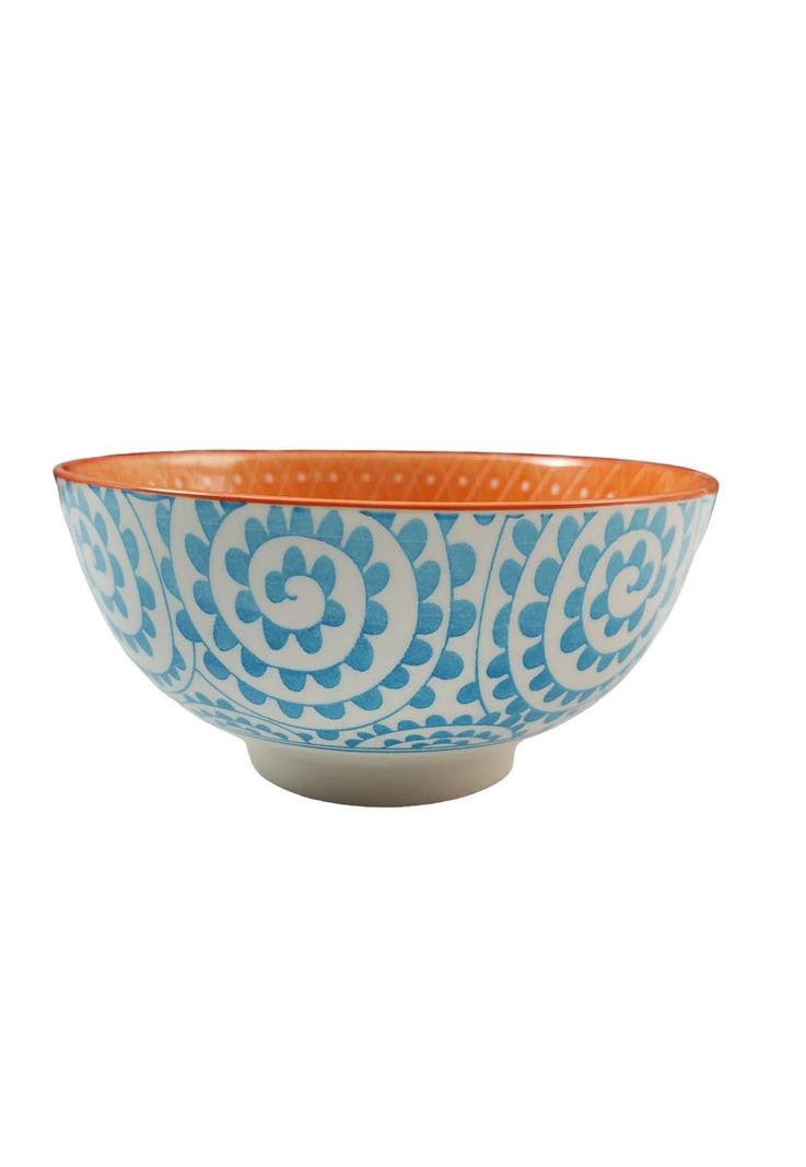 Bowl Loza Diseño Celeste 13x7.5cm-2