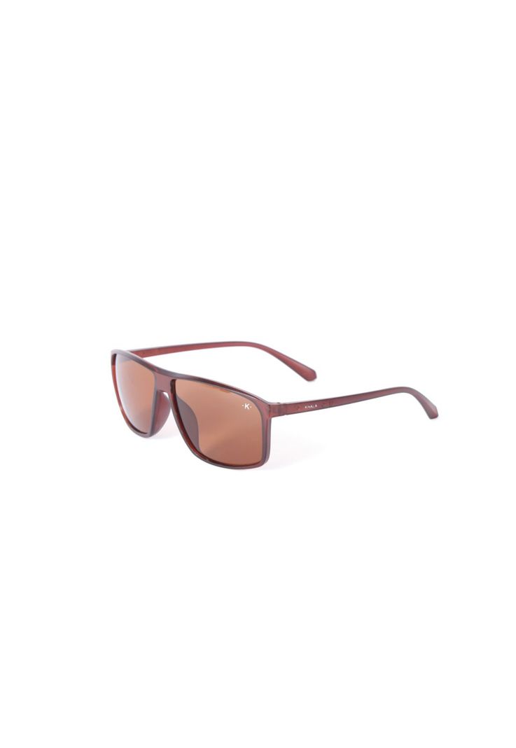Lentes De Sol Cuadrado Cafe Uv400