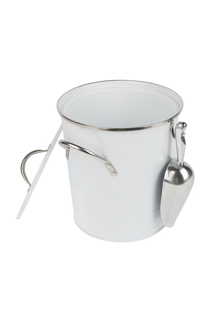 Hielera Metal Doble Pared con Cuchara y Tapa-1