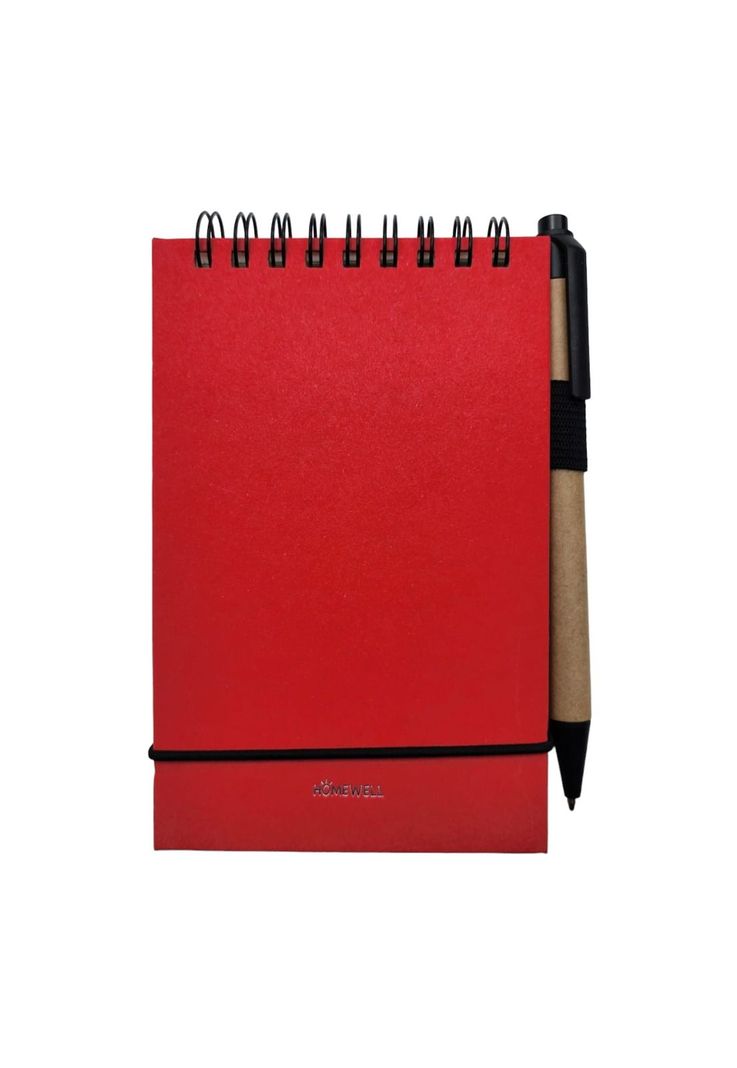Libreta Roja 10*15cm 50 Hojas Rojo