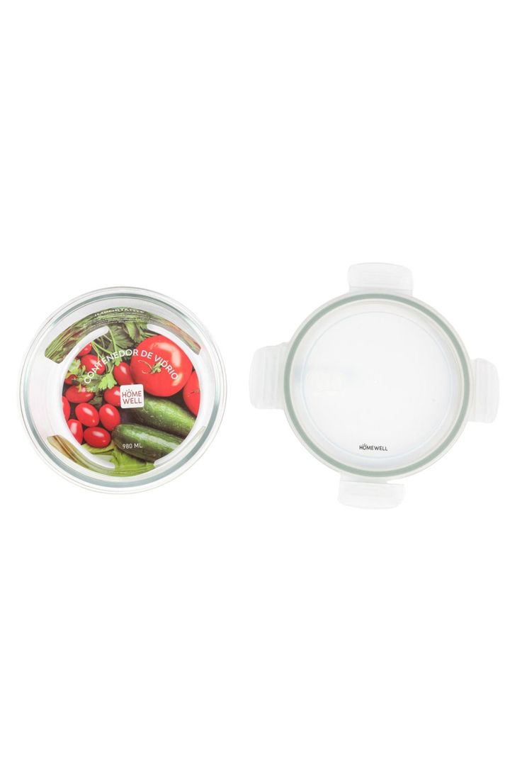 Contenedor Hermetico Vidrio Redondo 980ml-1