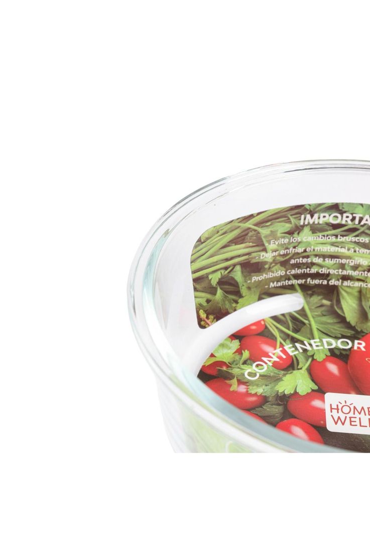 Contenedor Hermetico Vidrio Redondo 980ml-4