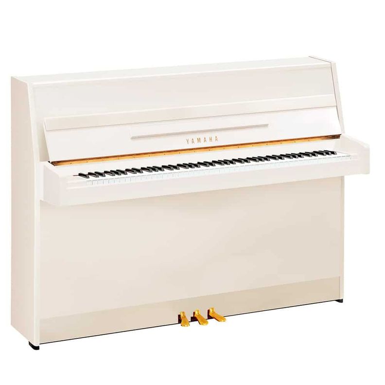 Piano Vertical JU109 Polished White -  Yamaha-0