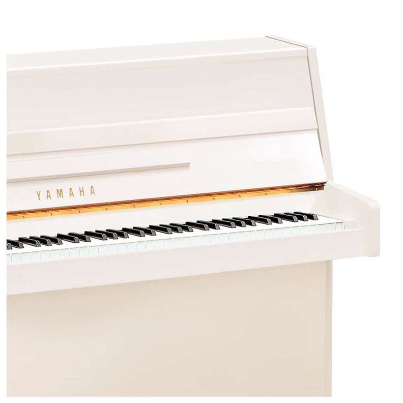 Piano Vertical JU109 Polished White -  Yamaha-1
