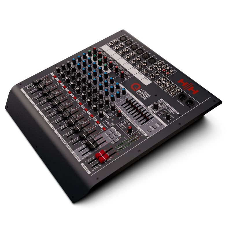 Mezclador Analogico 12 Canales Q12FX - HH-1