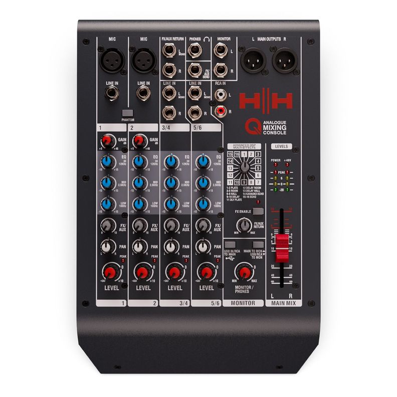 Mezclador Analogico 6 Canales Q6FX - HH-0