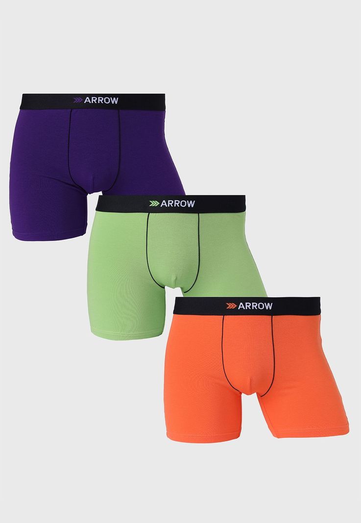 Boxer 3 Unidades Liso Arrow BO32322SU-0