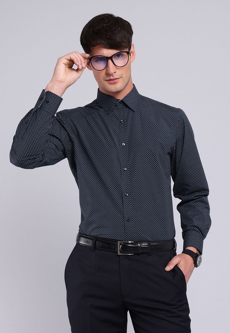 Camisa Formal Spandex Print Arrow ARM8030NB-0