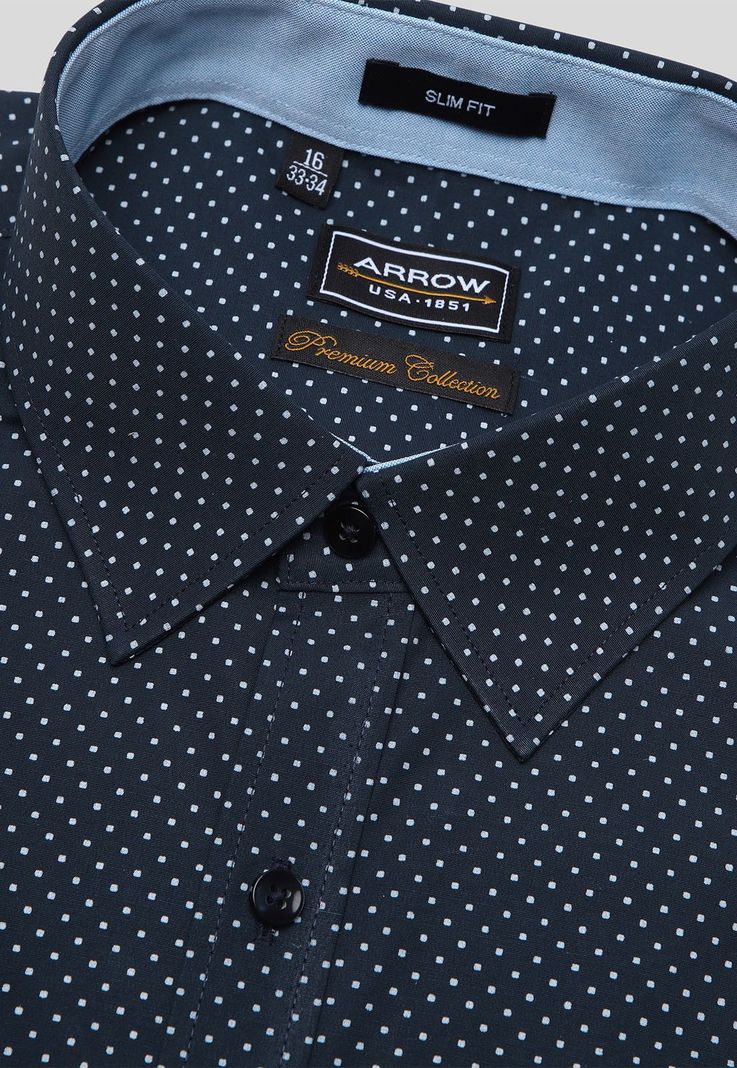 Camisa Formal Spandex Print Arrow ARM8030NB-1
