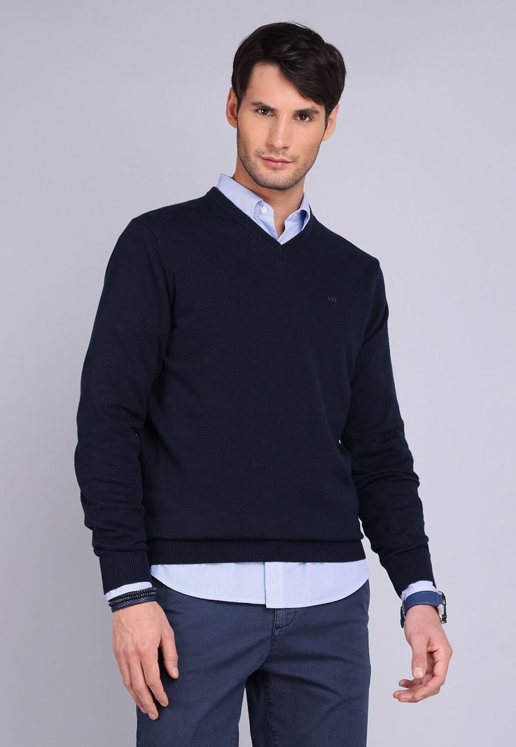 Sweater Cuello V Arrow SW3020SNB-0