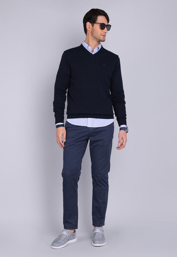 Sweater Cuello V Arrow SW3020SNB-3