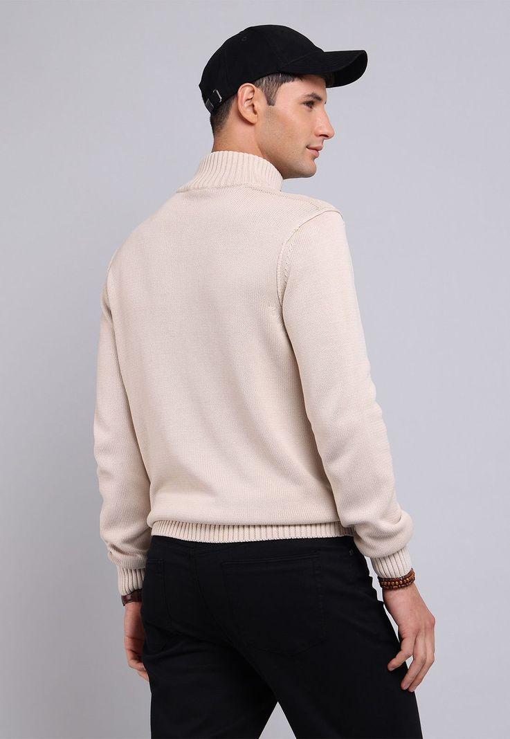 Sweater Half Button Arrow SW2711WBE-1