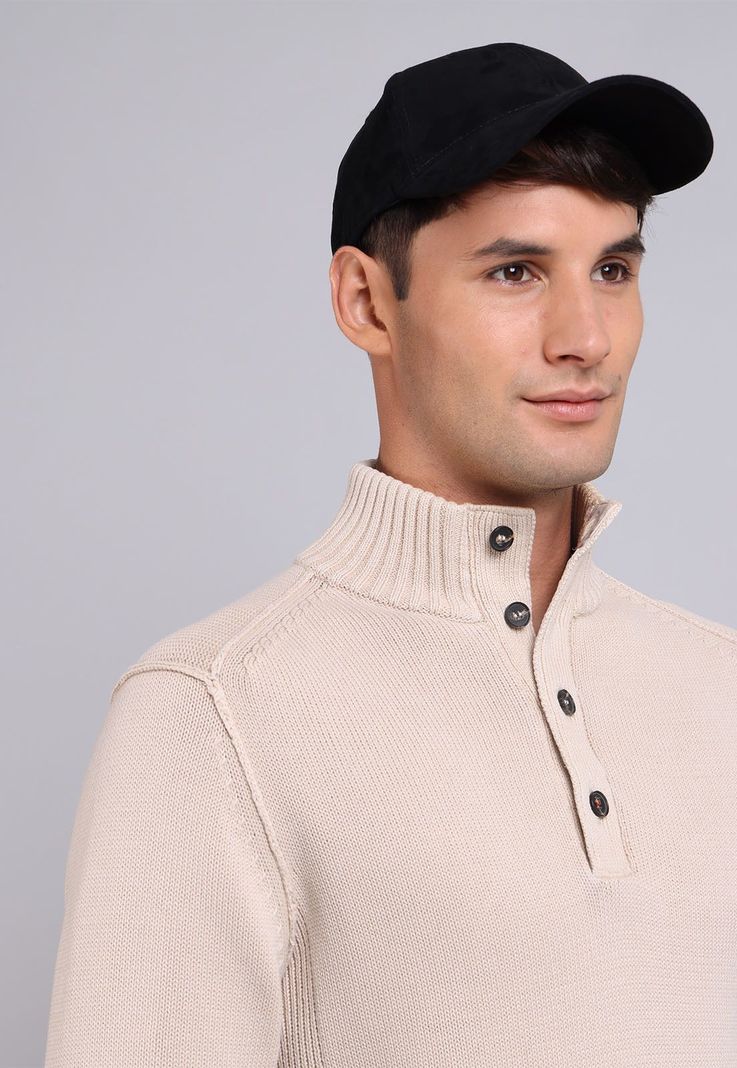 Sweater Half Button Arrow SW2711WBE-2