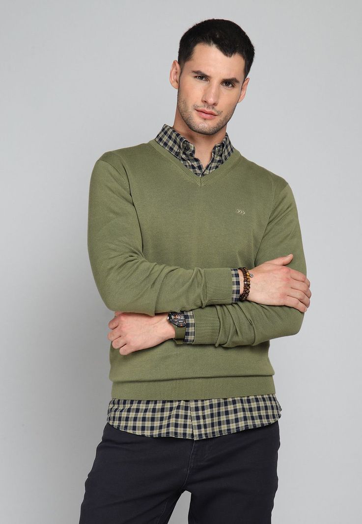 Sweater Cuello V Arrow SW31030VE-0