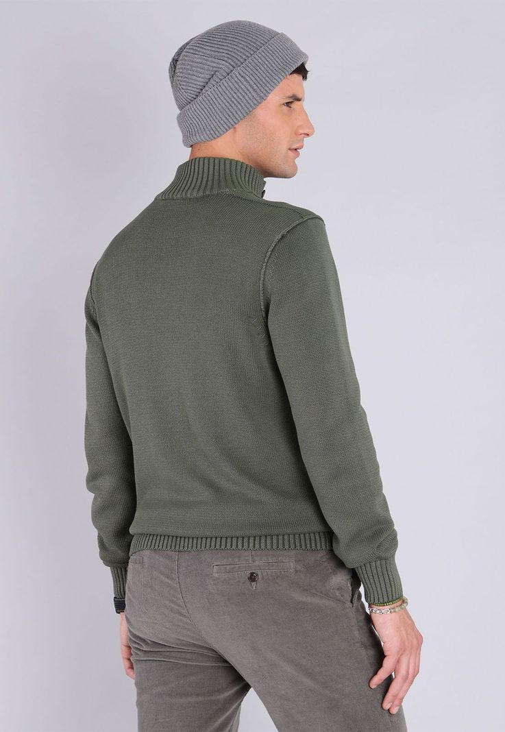 Sweater Half Button Arrow SW2711WVE-1
