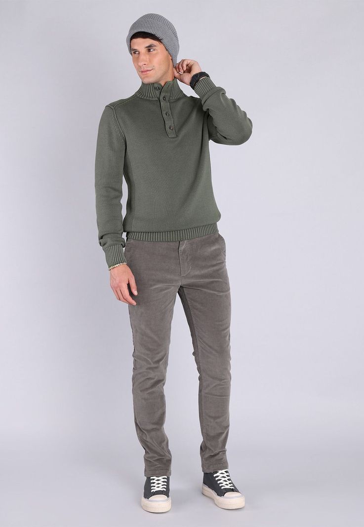 Sweater Half Button Arrow SW2711WVE-3