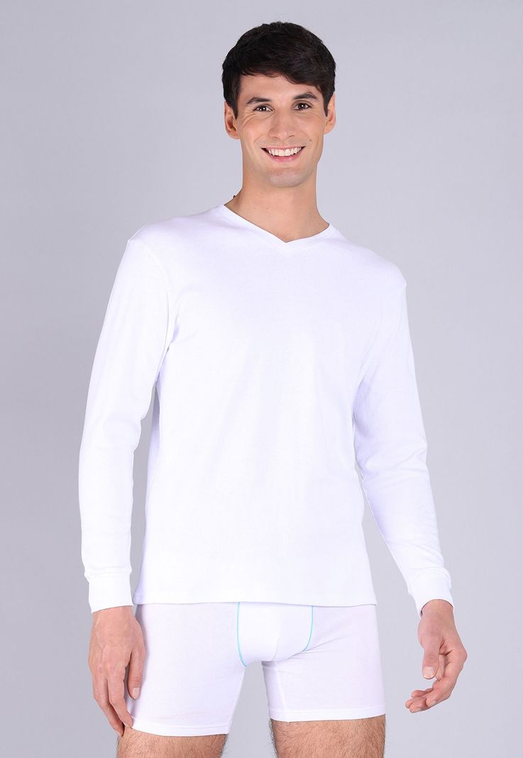 Camiseta bipack Cuello V Arrow CT2301BL-1