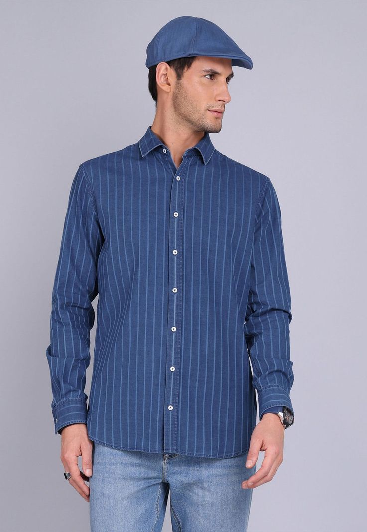 Camisa Rayas Manga Larga Arrow CM3032SAZ-0