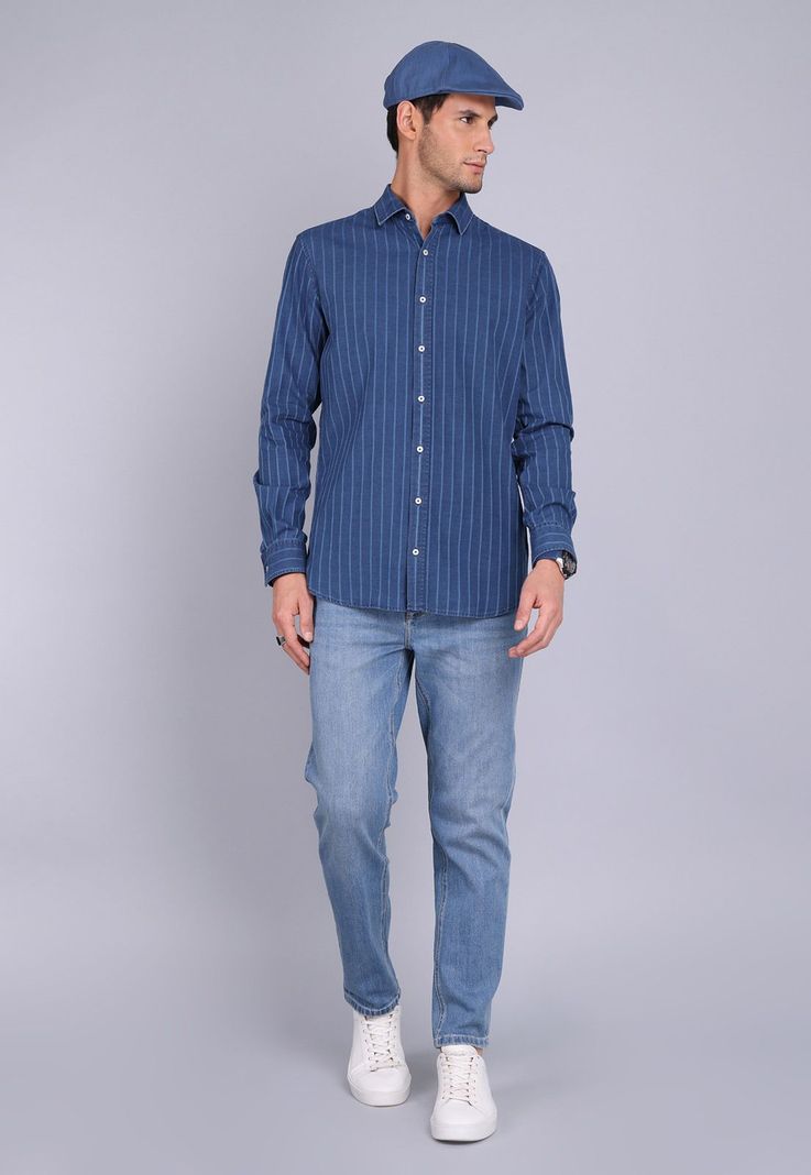 Camisa Rayas Manga Larga Arrow CM3032SAZ-2
