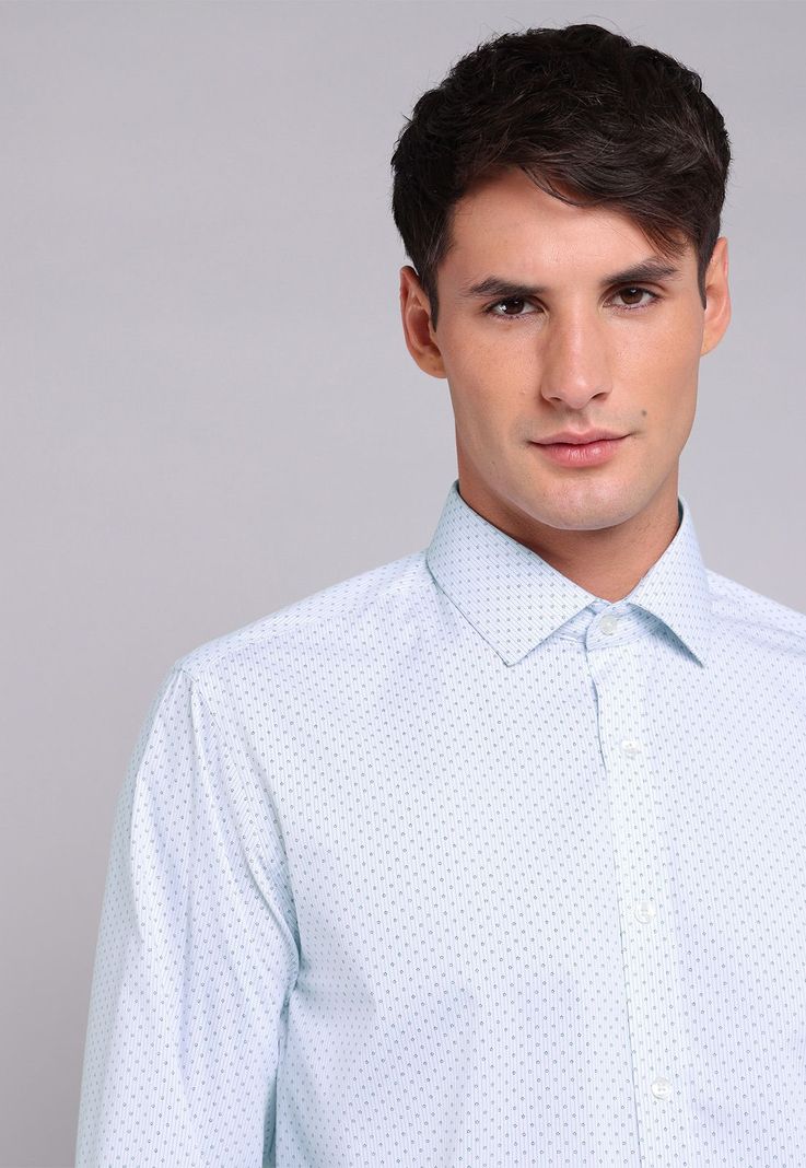 Camisa Formal Spandex Print Arrow ARM8013AZ-3