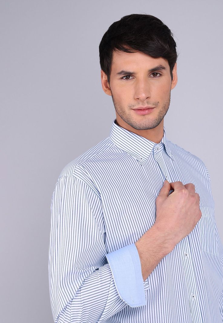 Camisa Formal A Rayas Arrow ARM9051BL-3