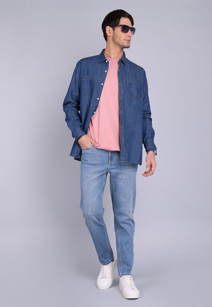 Camisa Denim Manga Larga Arrow CM3052SAZ-2