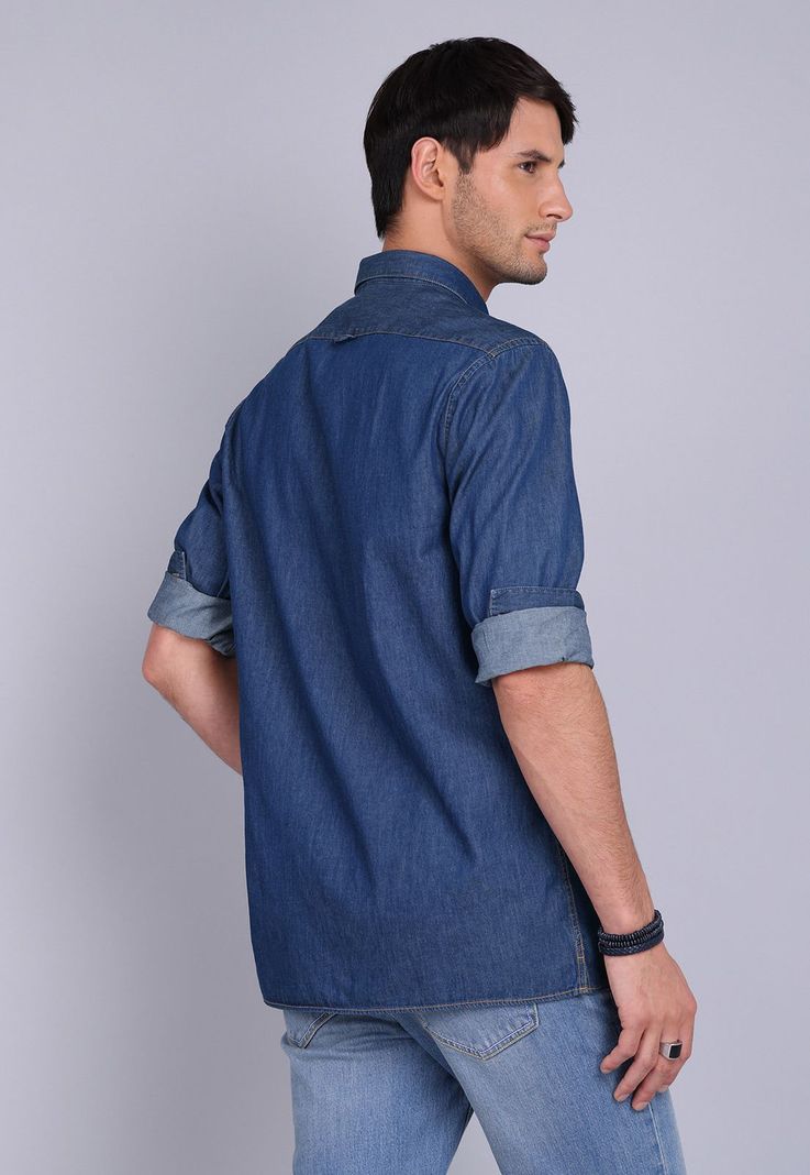 Camisa Denim Manga Larga Arrow CM3052SAZ-3