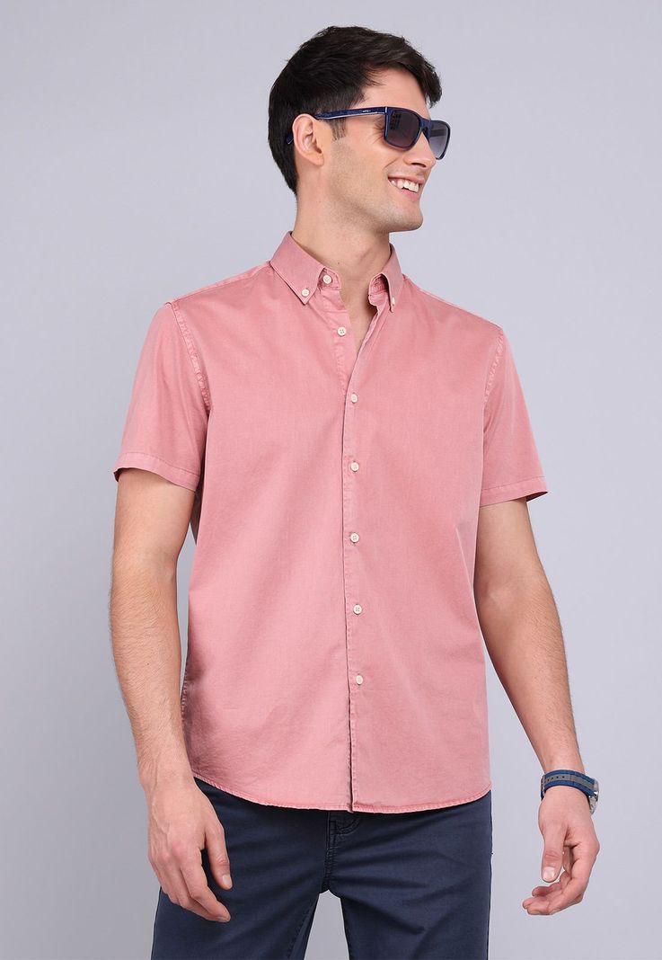 Camisa Manga Corta Garment Dyed Arrow CM3041SRD-0