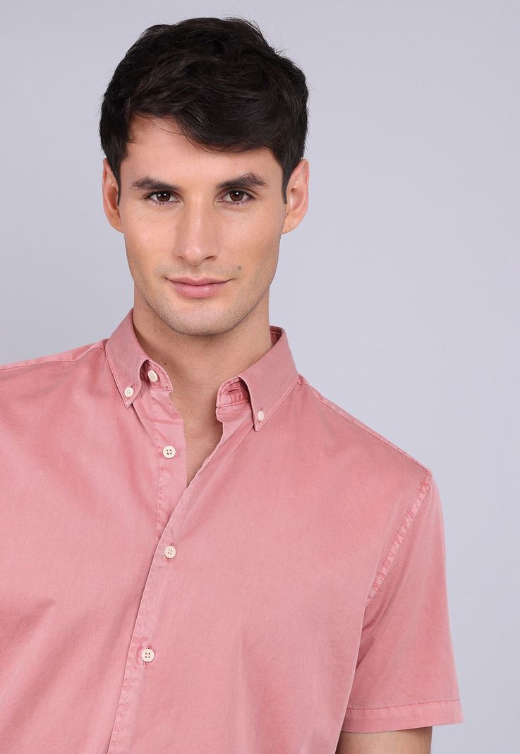 Camisa Manga Corta Garment Dyed Arrow CM3041SRD-2