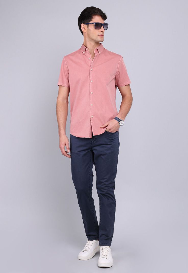 Camisa Manga Corta Garment Dyed Arrow CM3041SRD-3