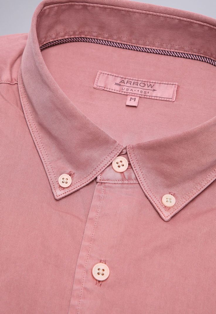 Camisa Manga Corta Garment Dyed Arrow CM3041SRD-4