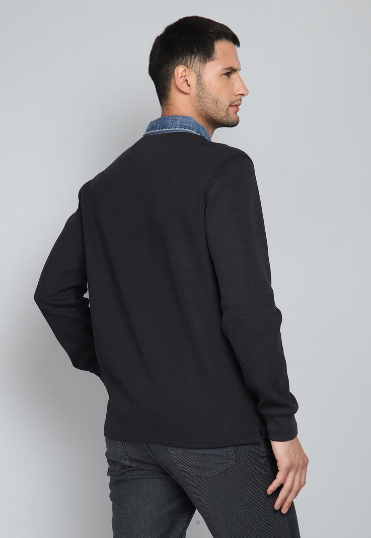 Polera Manga Larga Arrow PO31012NB-1