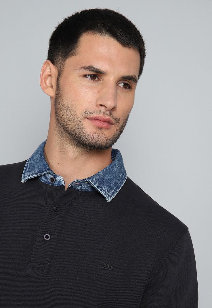 Polera Manga Larga Arrow PO31012NB-2