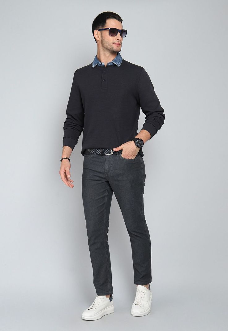 Polera Manga Larga Arrow PO31012NB-3